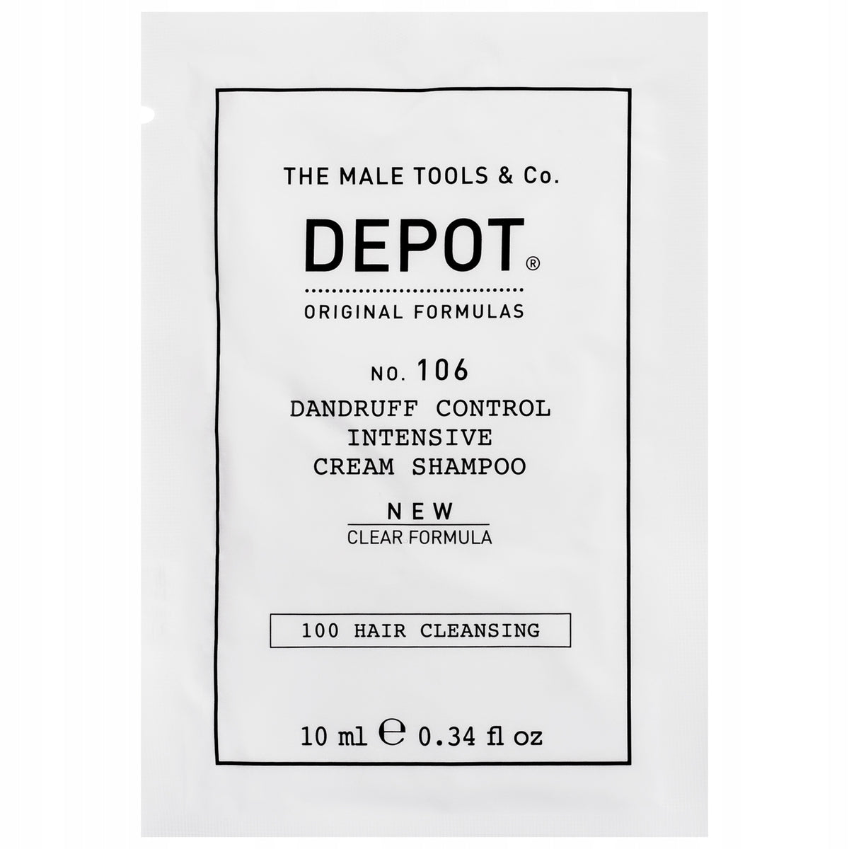 depot-100-hair-cleansing-no-106-clear-formula-pro-vitamin-b5-hair-shampoo-anti-dandruff-10-ml-1678993956