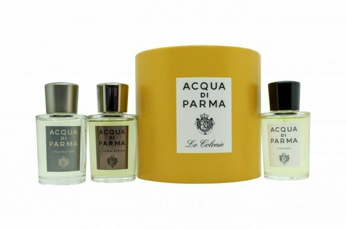 Gift Set Acqua di Parma: Colonia, Perfume, 20 ml + Colonia Pura, Perfume, Unisex, 20 ml + Colonia Intensa, Perfume, 20 ml