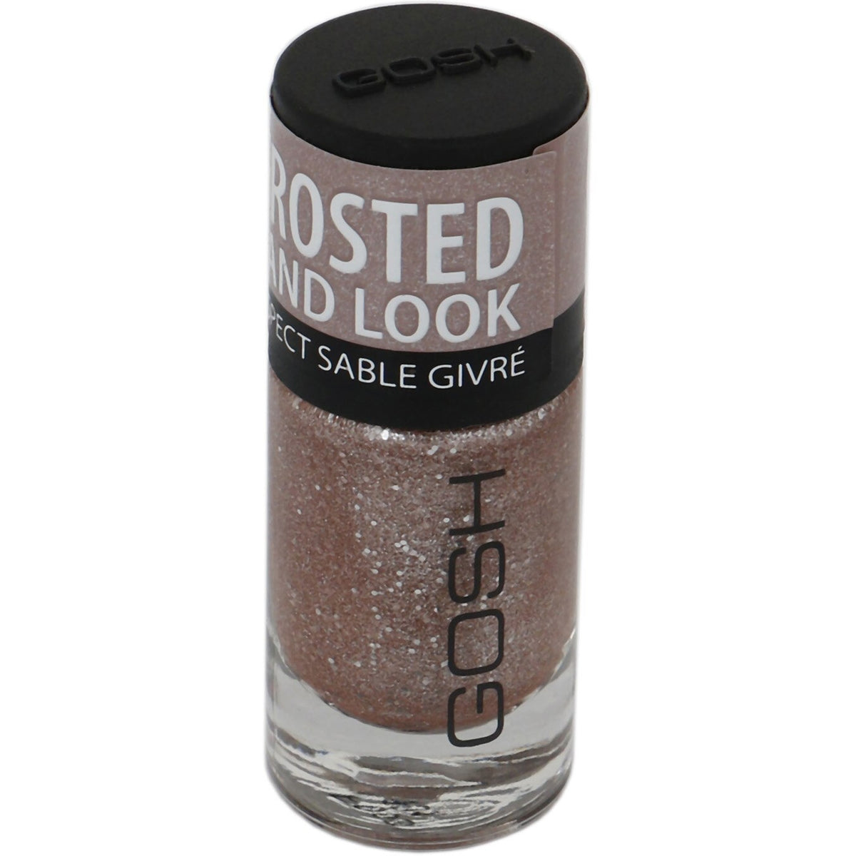 Gosh, Glittery, Matt Finish, Nail Polish, 05, Frosted Rose, 8 ml