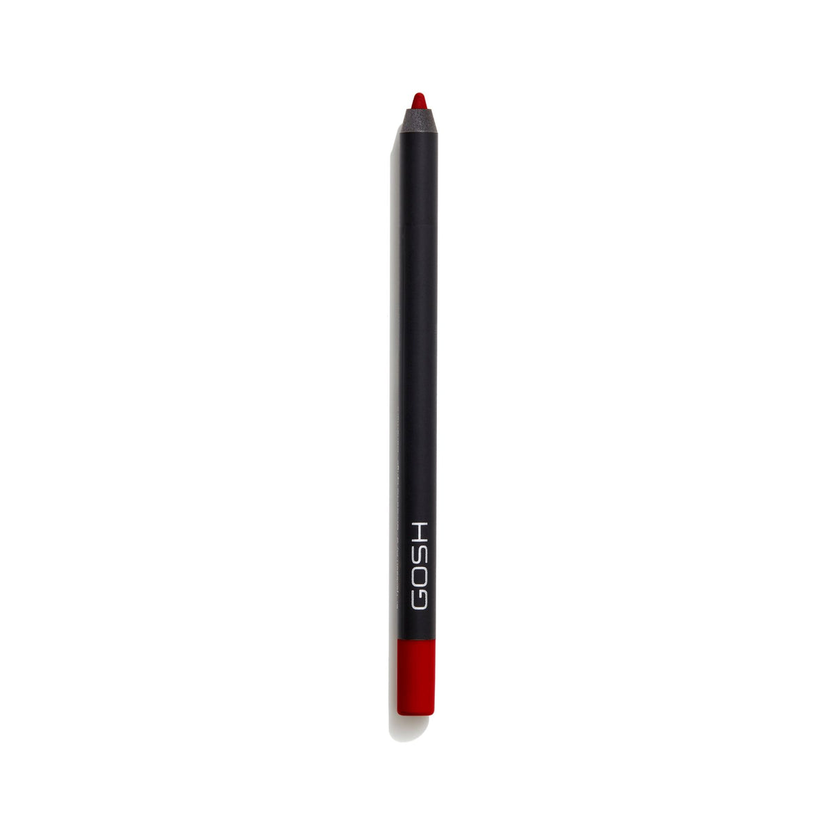 Gosh, Velvet Touch, Vegan, Waterproof, Contour, Lip Liner, 016, The Red, 1.2 g