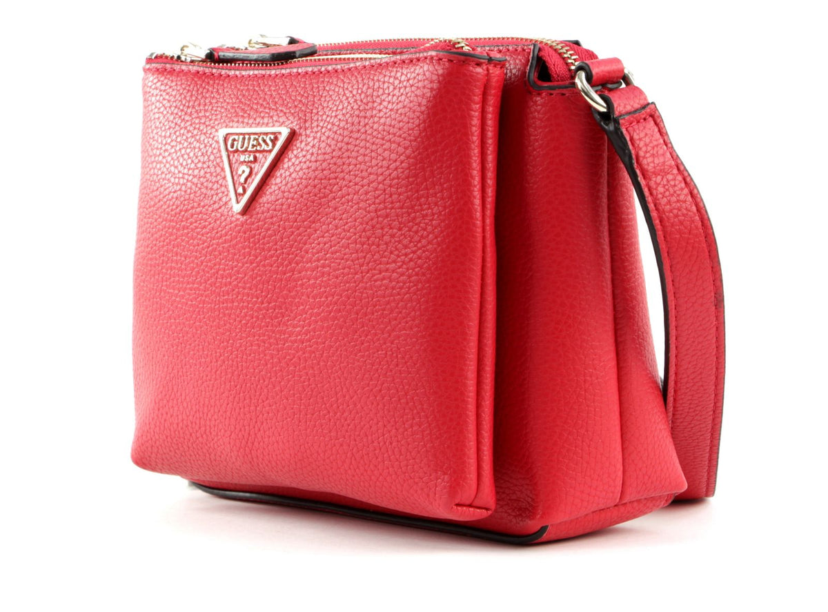 Guess, Becca, Textile Crossbody Bag, Red, For Women