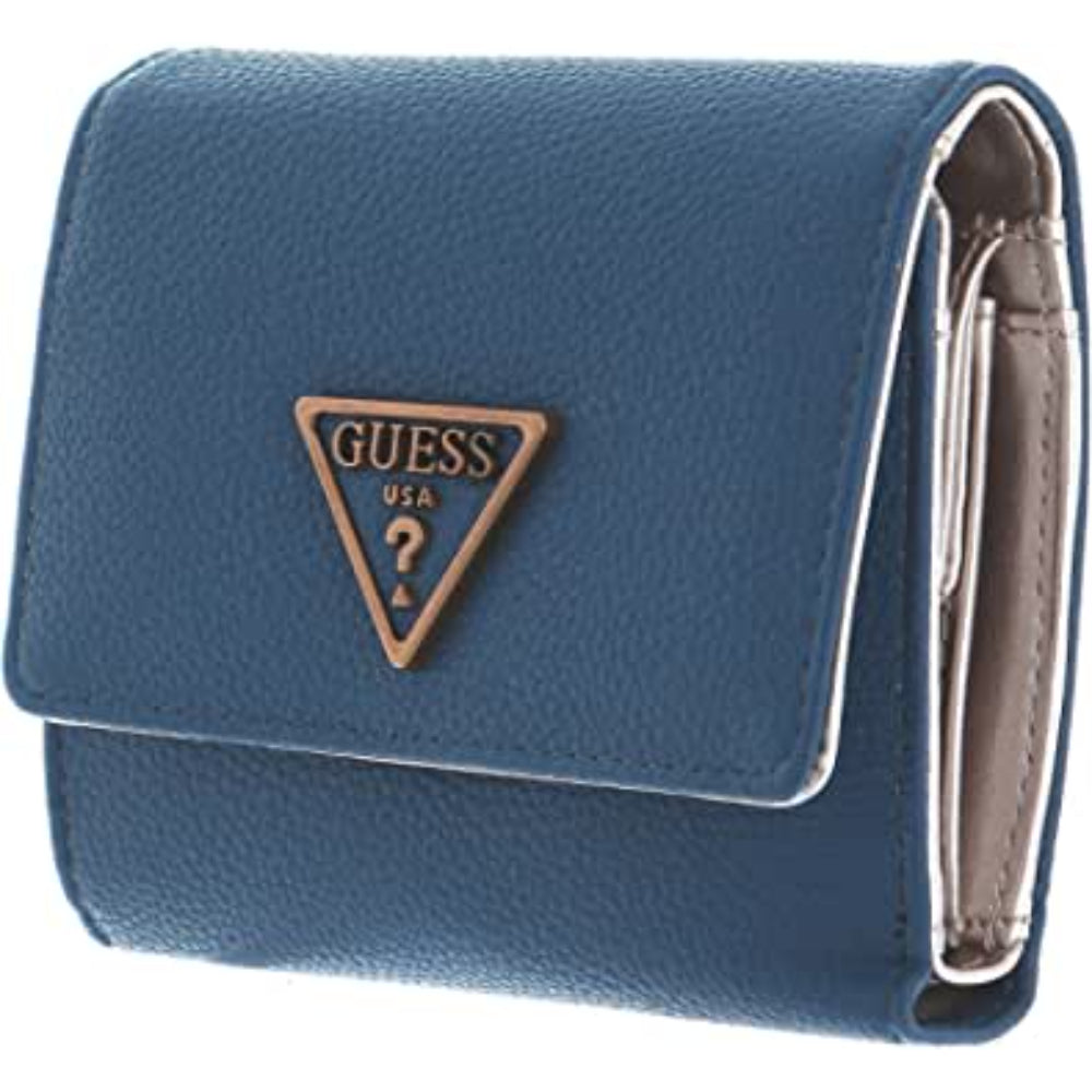 Guess, Destiny, Textile Wallet, Small Trifold, SWVB78 78430, Royal Blue, For Women