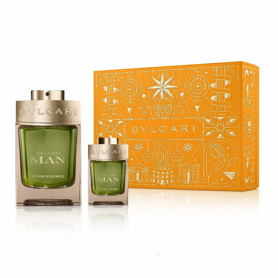 Juice Fragrance Xmas 2024 Set Bvlgari: Wood Essence, Perfume, For Men, 100 ml + Wood Essence, Perfume, For Men, 15 ml *Miniature