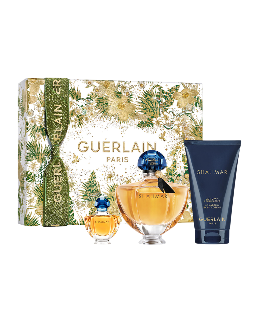Set Guerlain: Shalimar, Perfume, For Women, 50 ml + Shalimar, Perfume, For Women, 5 ml + Shalimar, Hydrating, Body Lotion, 75 ml