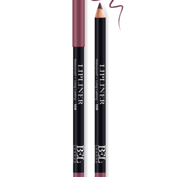 Bel London, BEL London, Hydrogenated Vegetable Oil, Waterproof, Contour, Lip Liner, 108, 0.78 g