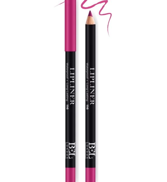 Bel London, BEL London, Hydrogenated Vegetable Oil, Waterproof, Contour, Lip Liner, 116, Pink, 0.78 g