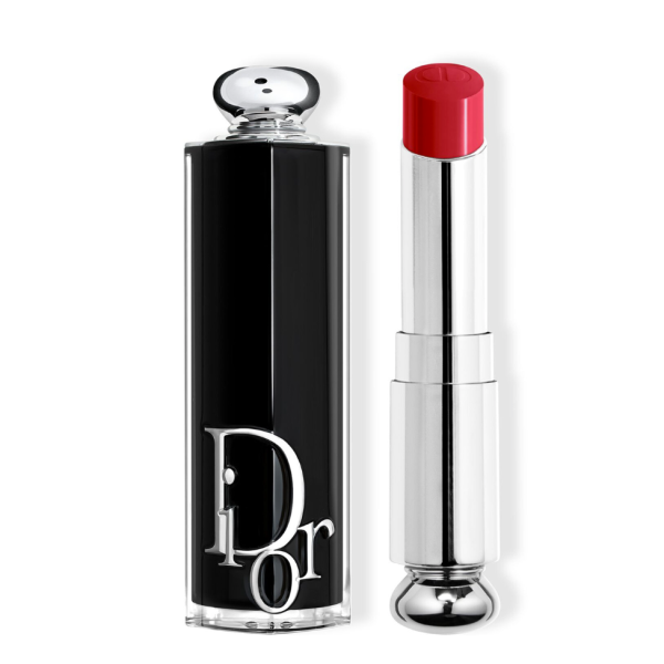 Christian Dior, Addict, Shine, Cream Lipstick, 758, Lady Red, Refillable, 3.2 g