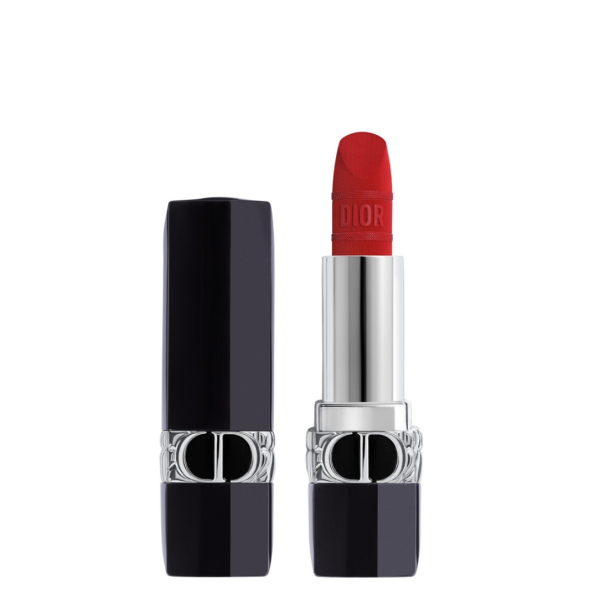 Christian Dior, Dior Rouge, Satin Matte, Cream Lipstick, Iconic Red, 3.5 g