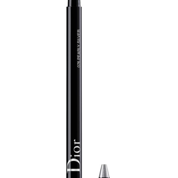 Christian Dior, Diorshow On Stage, Waterproof, Double-Ended, Kohl Eyeliner, 076, Silver Grey, 1.2 g