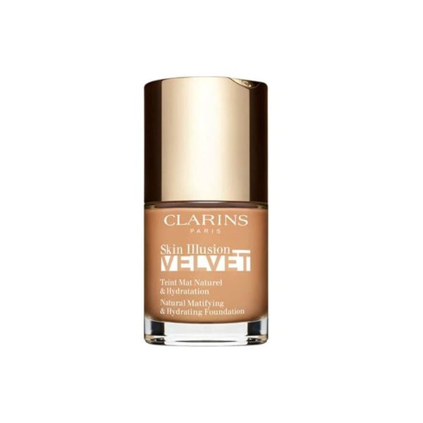 Clarins, Skin Illusion Velvet, Matte, Natural Finish, Liquid Foundation, 108W, Sand, 30 ml