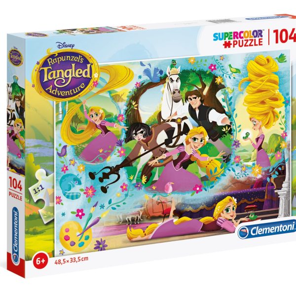 Clementoni, SuperColor, Princess Rapunzel, Puzzle, For Girls, 6+ years, 104 pcs