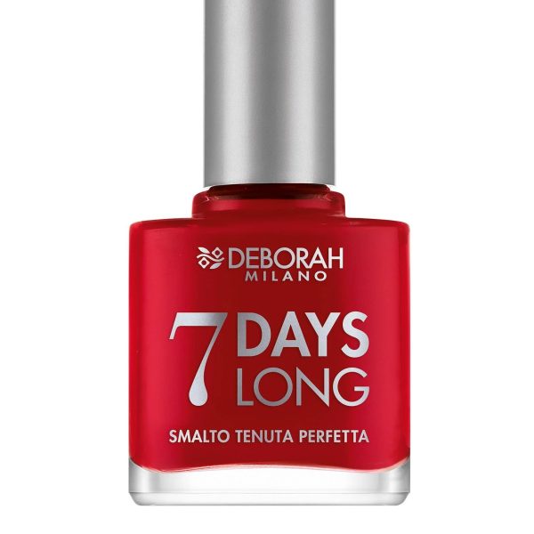 Deborah, 7 Day Long, Vitamins, Quick-Dry, Nail Polish, EN876, Iconic Red, 11 ml