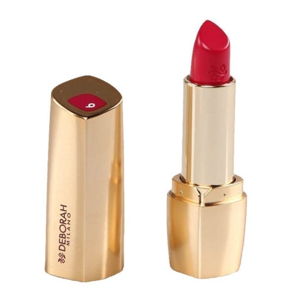 Deborah, Milano Red, Long-Lasting, Cream Lipstick, 09, 4.4 g