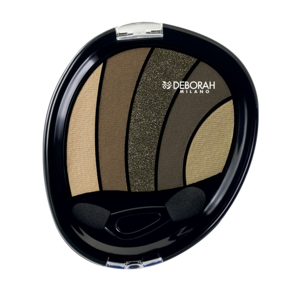 Deborah, Perfect Smokey, Eye Palette, 05, Kaki, 5 Shades, 5 g *Tester