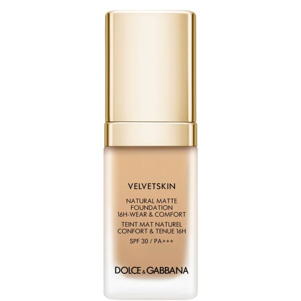 Dolce & Gabbana, Velvetskin, Matte, Liquid Foundation, 335, SPF 30, 30 ml
