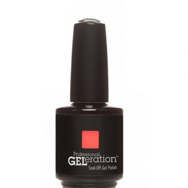 Jessica, GELeration Colours, Semi-Permanent Nail Polish, GEL-947, Bindi Red, 15 ml