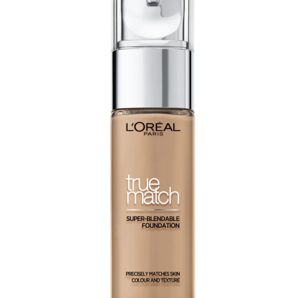 L'Oreal Paris, True Match Super-Blendable, Hyaluronic Acid, Liquid Foundation, 7R-7C, Ambre Rose, SPF 15, 30 ml