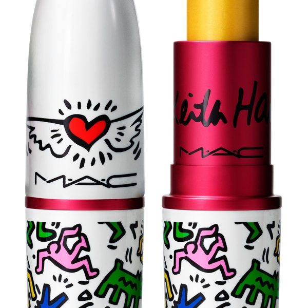 MAC, Viva Glam X Keith Haring, Longwear, Cream Lipstick, Yellow, 3 g