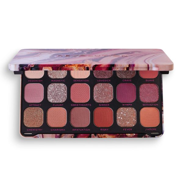 Makeup Revolution, Forever Flawless, Eyeshadow Palette, Allure, 18 Shades, 19.8 g