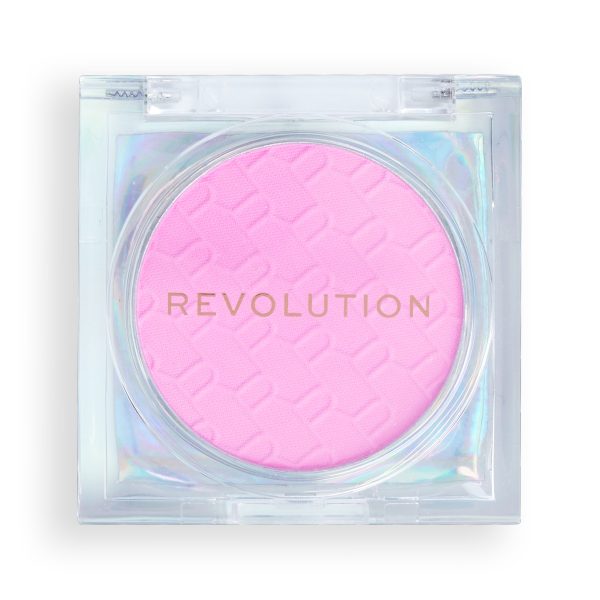 Makeup Revolution, Mood Switch Aura, Illuminating, Blush Compact Powder, Universal Pink, 3.5 g
