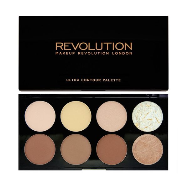 Makeup Revolution, Ultra Professional, Contouring Palette, 8 Shades, 1.6 g