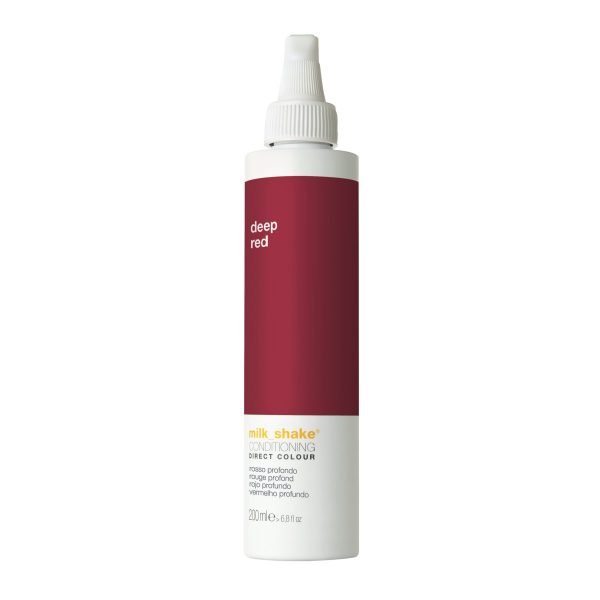 Milk Shake, Direct Colour, Ammonia-Free, Hair Colour Conditioner, Deep Red, 200 ml