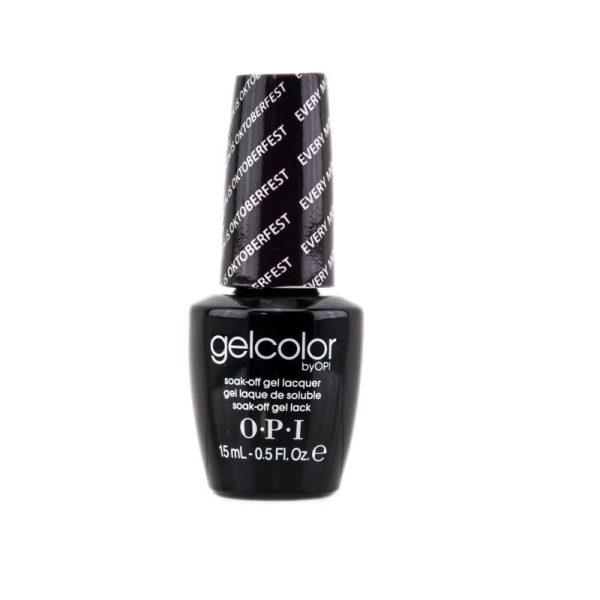 Opi, Gel Color, Semi-Permanent Nail Polish, GC G18, Every Month Is Oktoberfest, 15 ml *Tester
