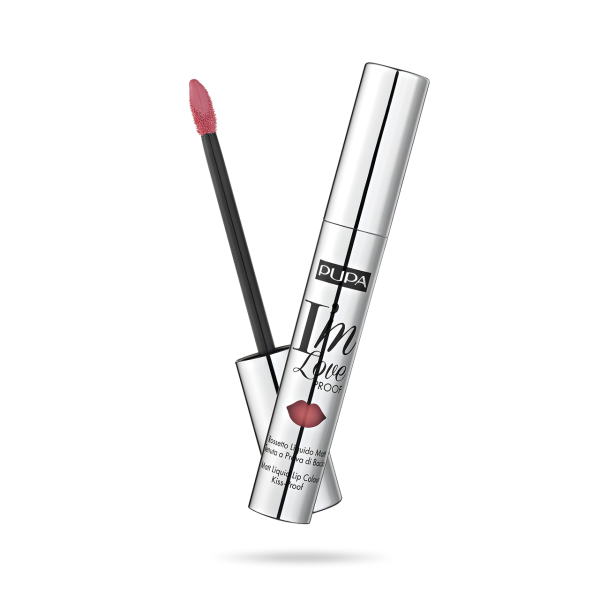 Pupa, I'm Loveproof, Paraben-Free, Matte, Liquid Lipstick, 004, Intense Rose, 2.7 ml