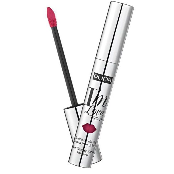 Pupa, I'm Loveproof, Paraben-Free, Matte, Liquid Lipstick, 011, Kiss Me Red, 2.7 ml *Tester