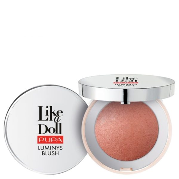Pupa, Like A Doll, Illuminating, Blush Powder, 203, Terra Di Sienna, 3 g
