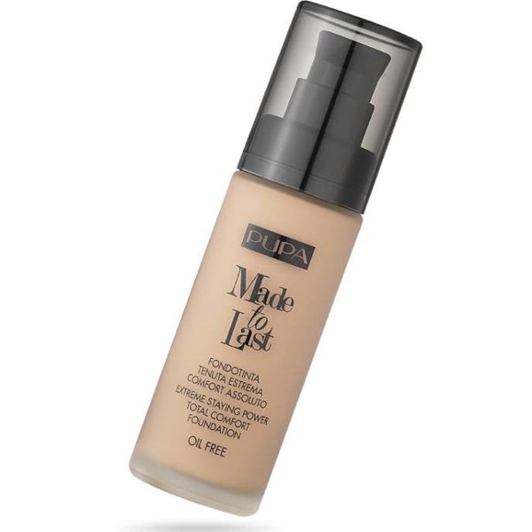 Pupa, Made To Last, Paraben-Free, Long Lasting, Liquid Foundation, 02, Ivory, 30 ml