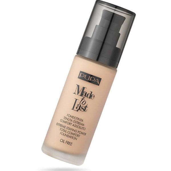 Pupa, Made To Last, Paraben-Free, Long Lasting, Liquid Foundation, 020, Light Beige, 30 ml