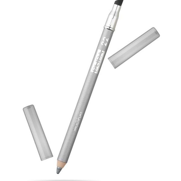 Pupa, Multiplay, Double-Ended, Eyeshadow & Kajal Eyeliner 2-In-1, 22, Pure Silver, 1.2 g