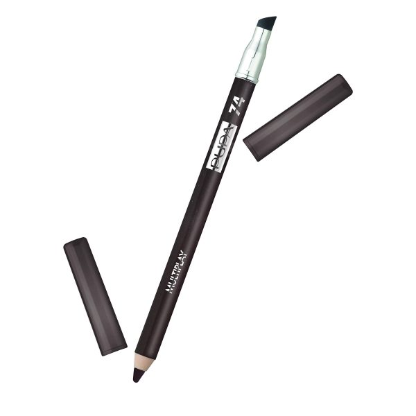 Pupa, Multiplay, Double-Ended, Eyeshadow & Kajal Eyeliner 2-In-1, 74, I Love Brownie, 1.2 g *Tester