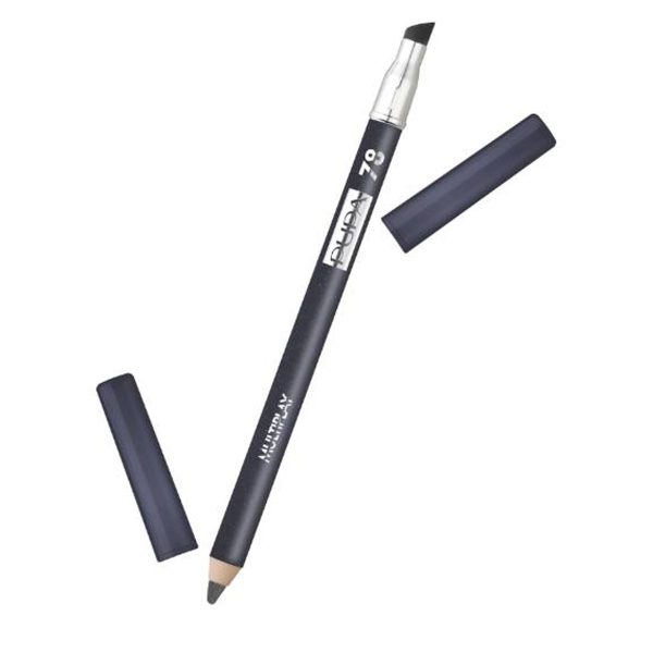 Pupa, Multiplay, Double-Ended, Eyeshadow & Kajal Eyeliner 2-In-1, 78, Denim Obsession, 1.2 g *Tester