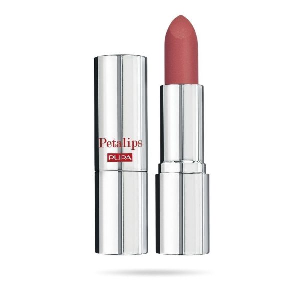 Pupa, Petalips, Paraben-Free, Matte, Cream Lipstick, 006, Peach Flower, 3.5 g