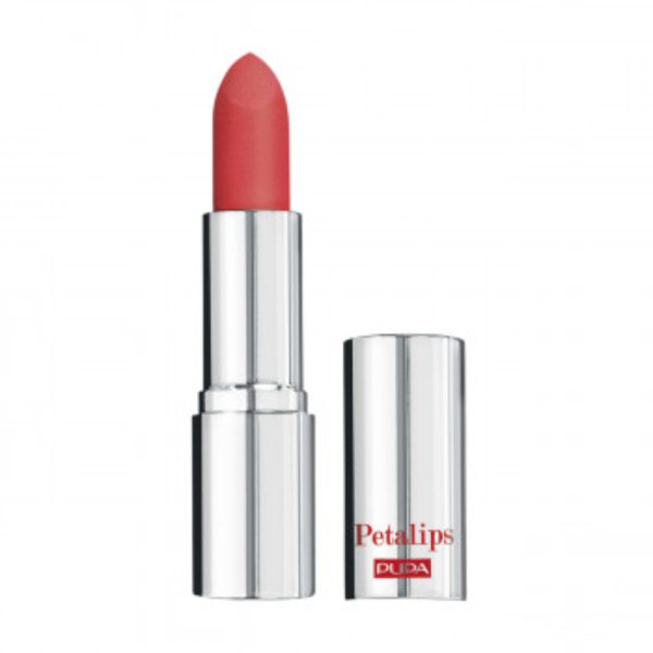 Pupa, Petalips, Paraben-Free, Matte, Cream Lipstick, 014, Wild Poppy, 3.5 g