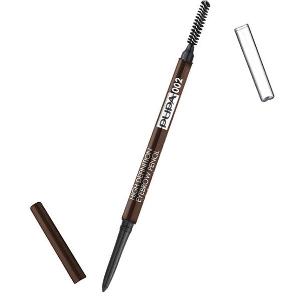 Pupa, Pupa, Definer, High Definition, Eyebrow Cream Pencil & Brush 2-In-1, 002, 0.9 g