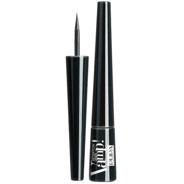 Pupa, Vamp!, Full Definition, Liquid Eyeliner, 100, Black, 2.5 ml *Tester