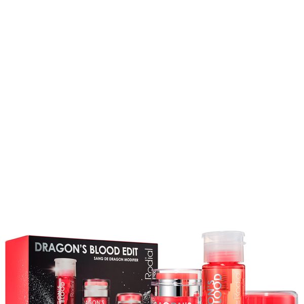 Set Rodial: Dragon's Blood, Intense Hydration, Cream, For Face, 50 ml + Dragon's Blood, Sculpting, Gel, For Face, 50 ml + Dragon's Blood, Purifying, Micellar Water, For All Skin Types, 100 ml