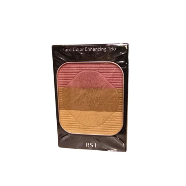 Shiseido, Face Color Enhancing Trio, Non-Comedogenic, Blushing/Sculpting & Harmonizing, Face Palette, Rs1, Plum, 3 Shades, 7 g *Tester